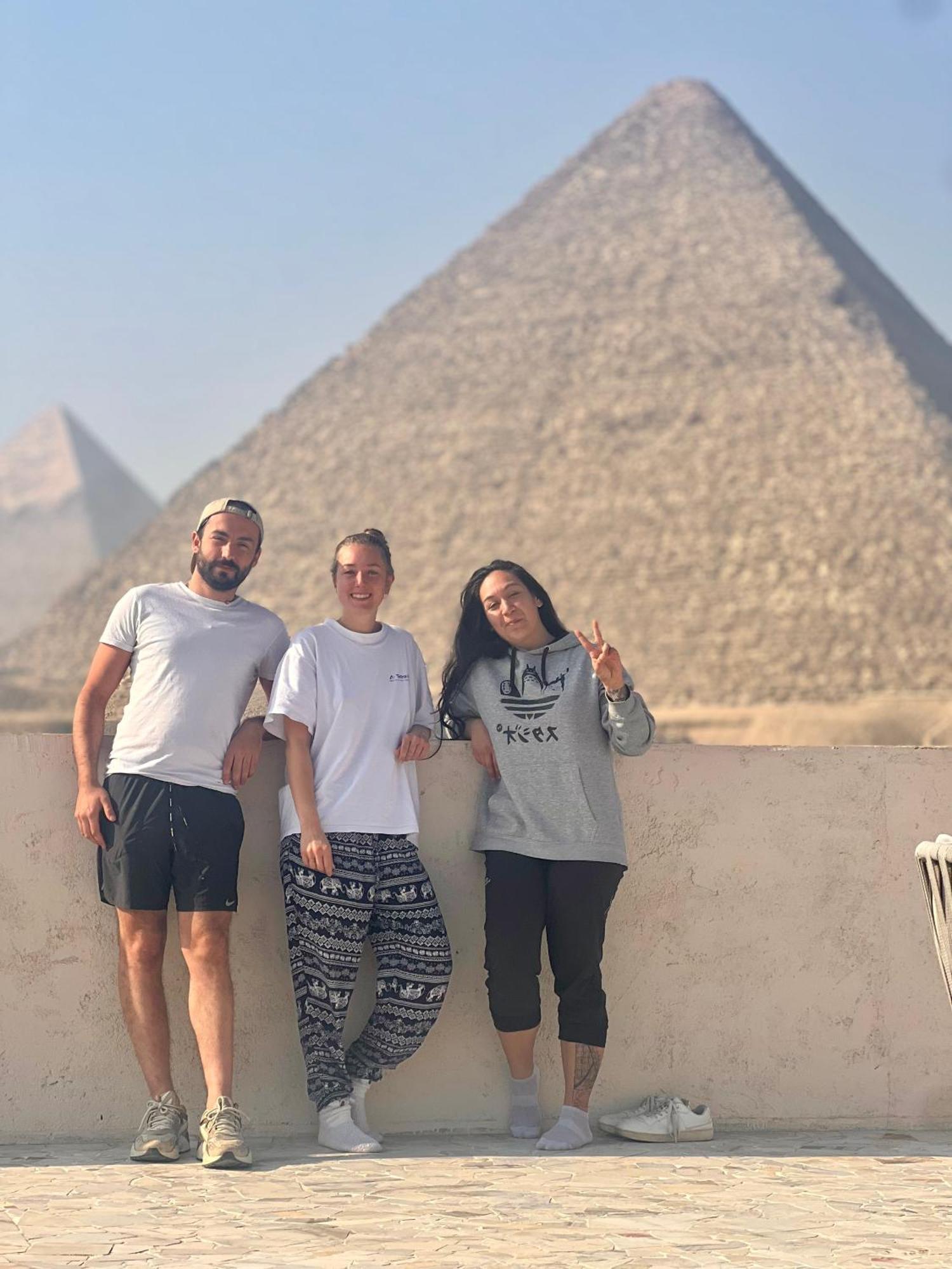 Kafret el-Gabal New Asia Pyramids View מראה חיצוני תמונה