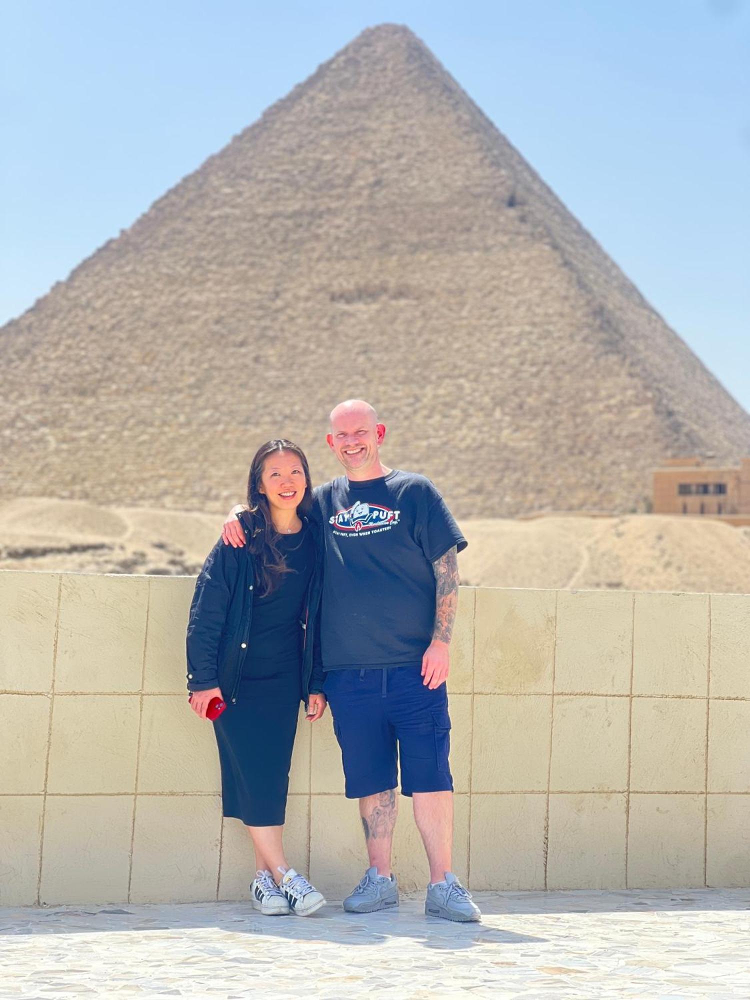 Kafret el-Gabal New Asia Pyramids View מראה חיצוני תמונה